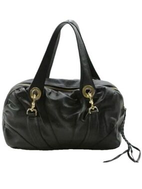 Goldenbleu Jordan Satchel large leather handbag purse old money